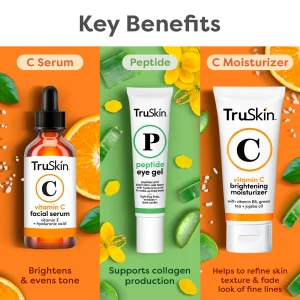 Daily Essentials Trio With Vitamin C Serum, Eye Gel And Vitamin C Moisturizer